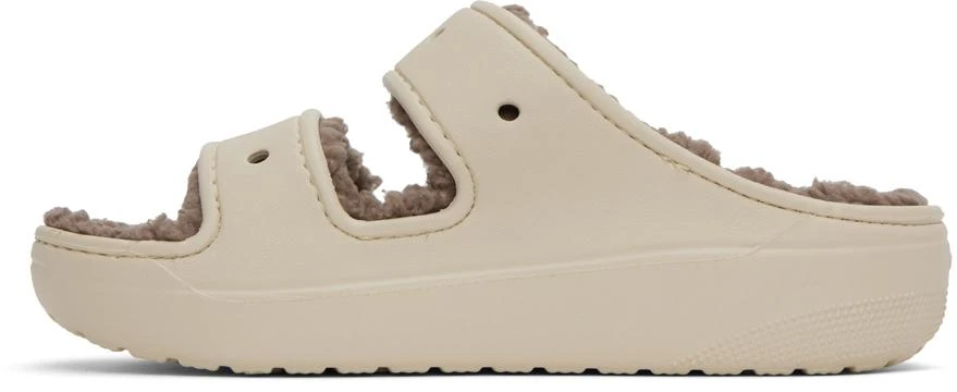 商品Crocs|Beige Classic Cozzzy Sandals,价格¥500,第3张图片详细描述