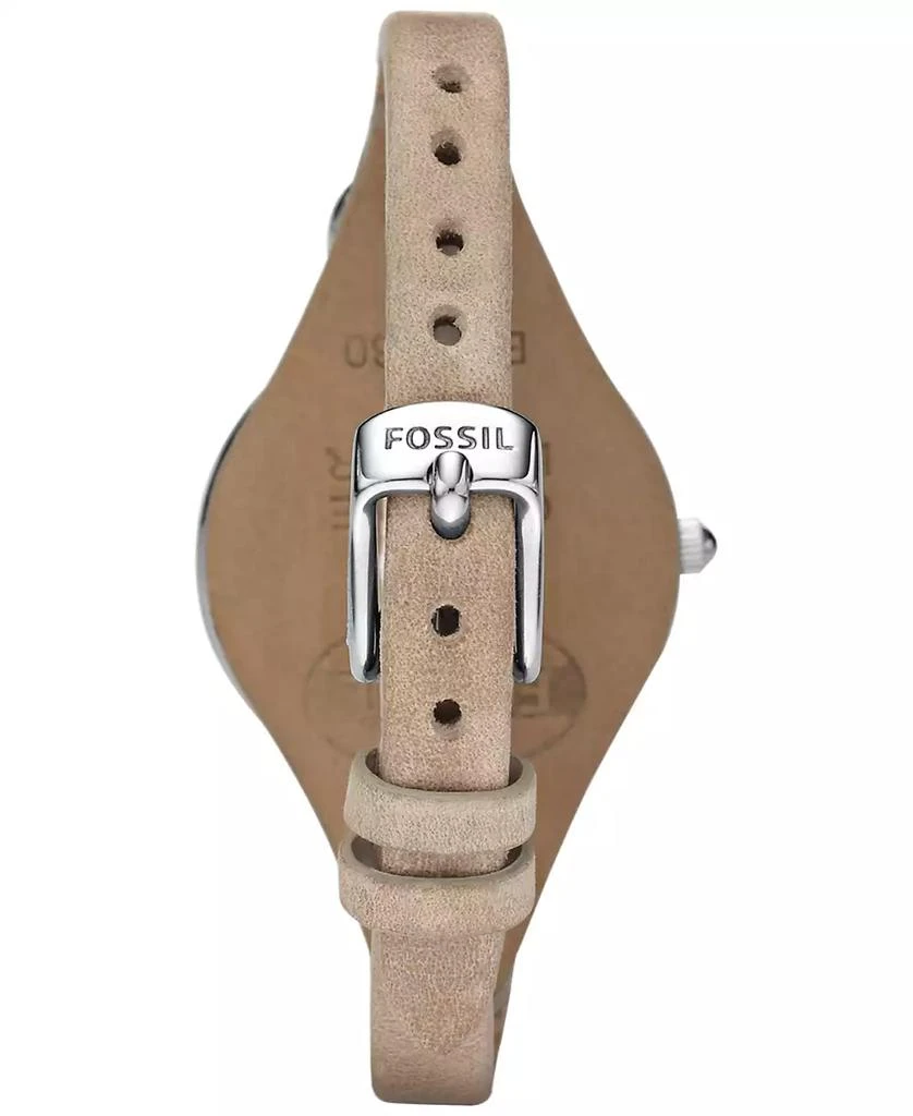 商品Fossil|Women's Georgia Sand Leather Strap Watch 32mm ES2830,价格¥681,第2张图片详细描述