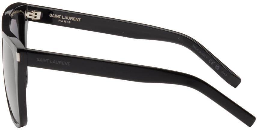 商品Yves Saint Laurent|Black New Wave SL 1 Sunglasses,价格¥2646,第5张图片详细描述