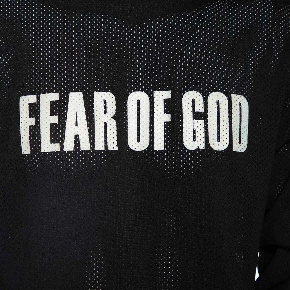 商品[二手商品] Fear of god|Fear of God Black Synthetic Logo Print Long Sleeved Mesh-Jersey T-Shirt S,价格¥5146,第4张图片详细描述