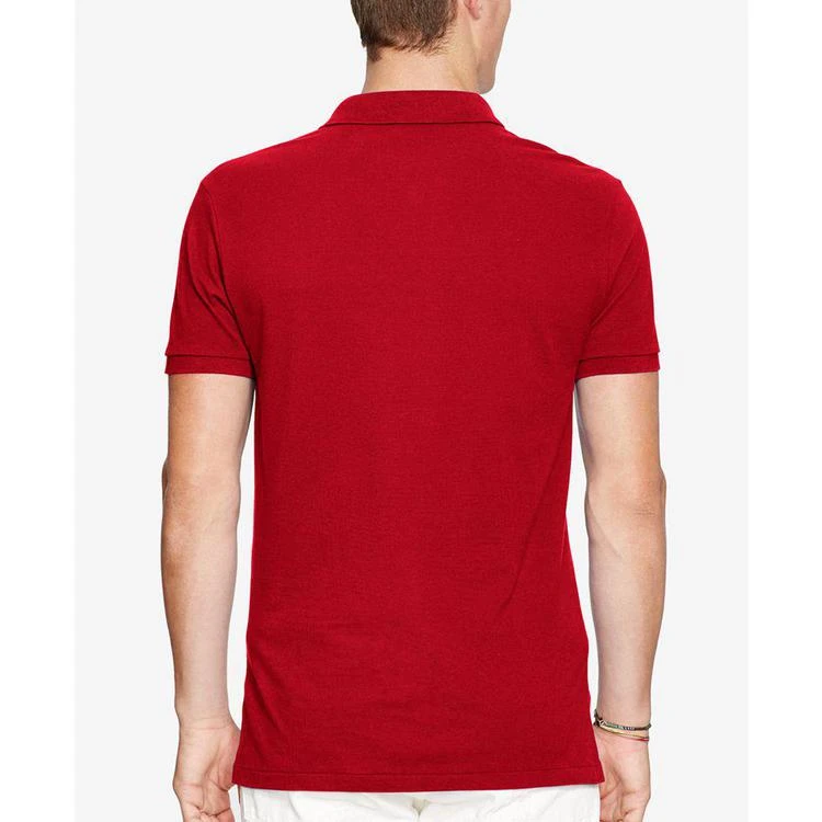 Men's Slim-Fit Cotton Mesh Polo Shirt 商品