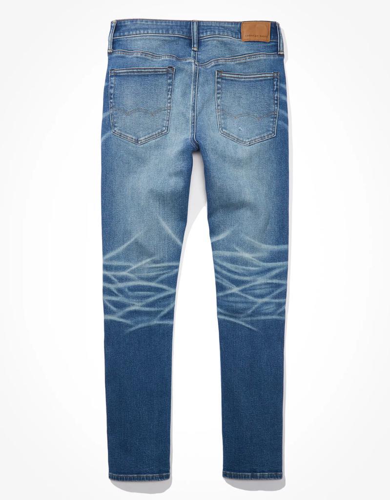 商品AE|AE AirFlex 360 Distressed Athletic Skinny Jean,价格¥177,第7张图片详细描述
