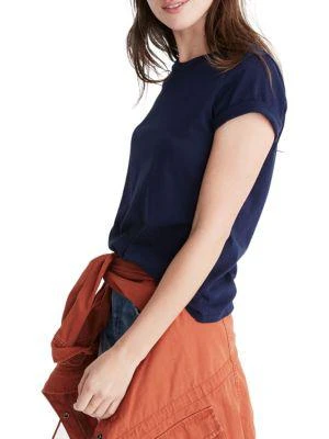 商品Madewell|Northside Solid Hued Tee,价格¥79,第4张图片详细描述