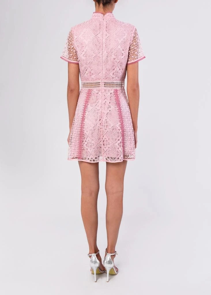 商品True Decadence|True decadence blush pink two tone lace mine dress,价格¥729,第2张图片详细描述