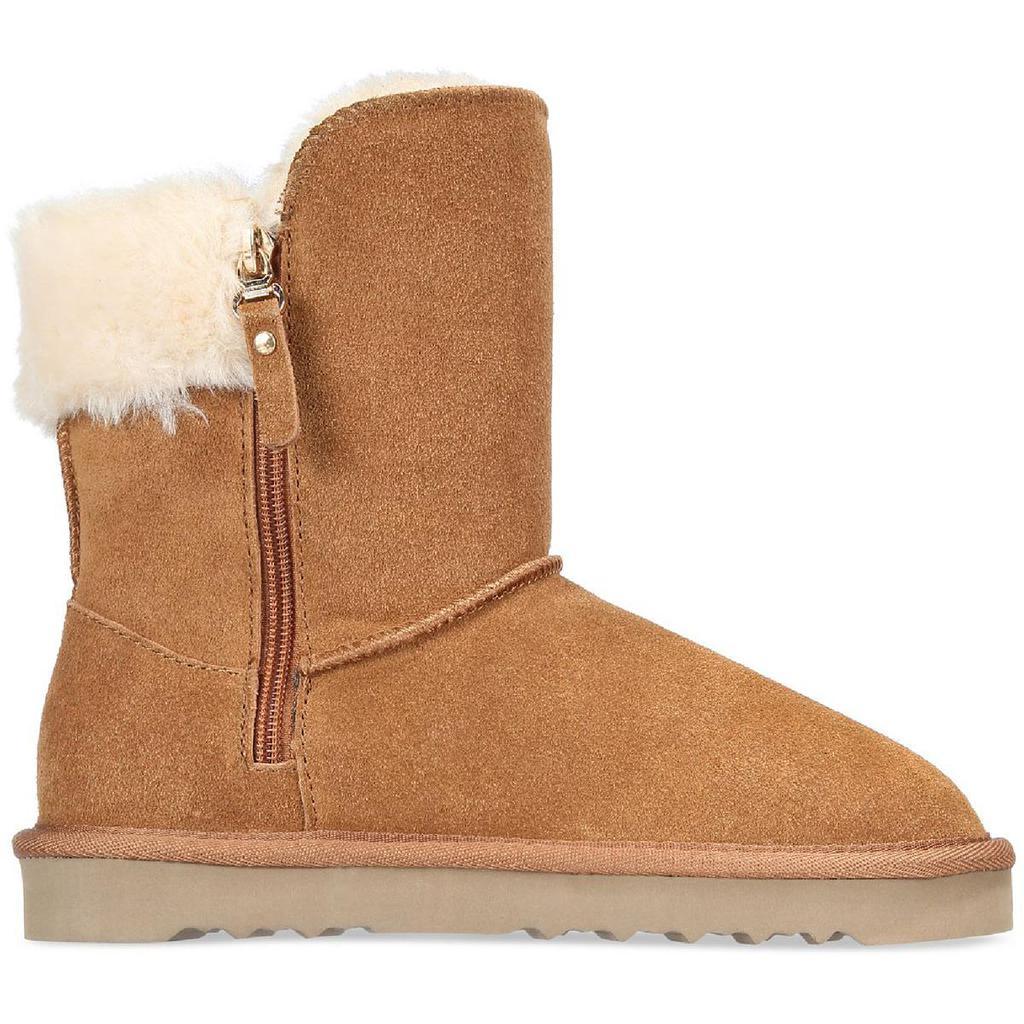 商品Style & Co|Style & Co. Womens Leather Ankle Winter & Snow Boots,价格¥364-¥408,第6张图片详细描述