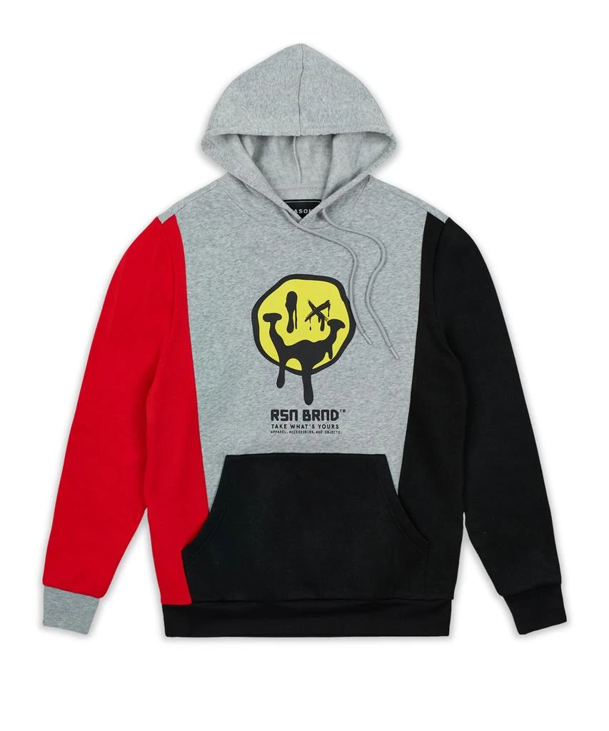 商品Reason Clothing|Big Drip Color Block Logo Hoodie,价格¥76,第2张图片详细描述