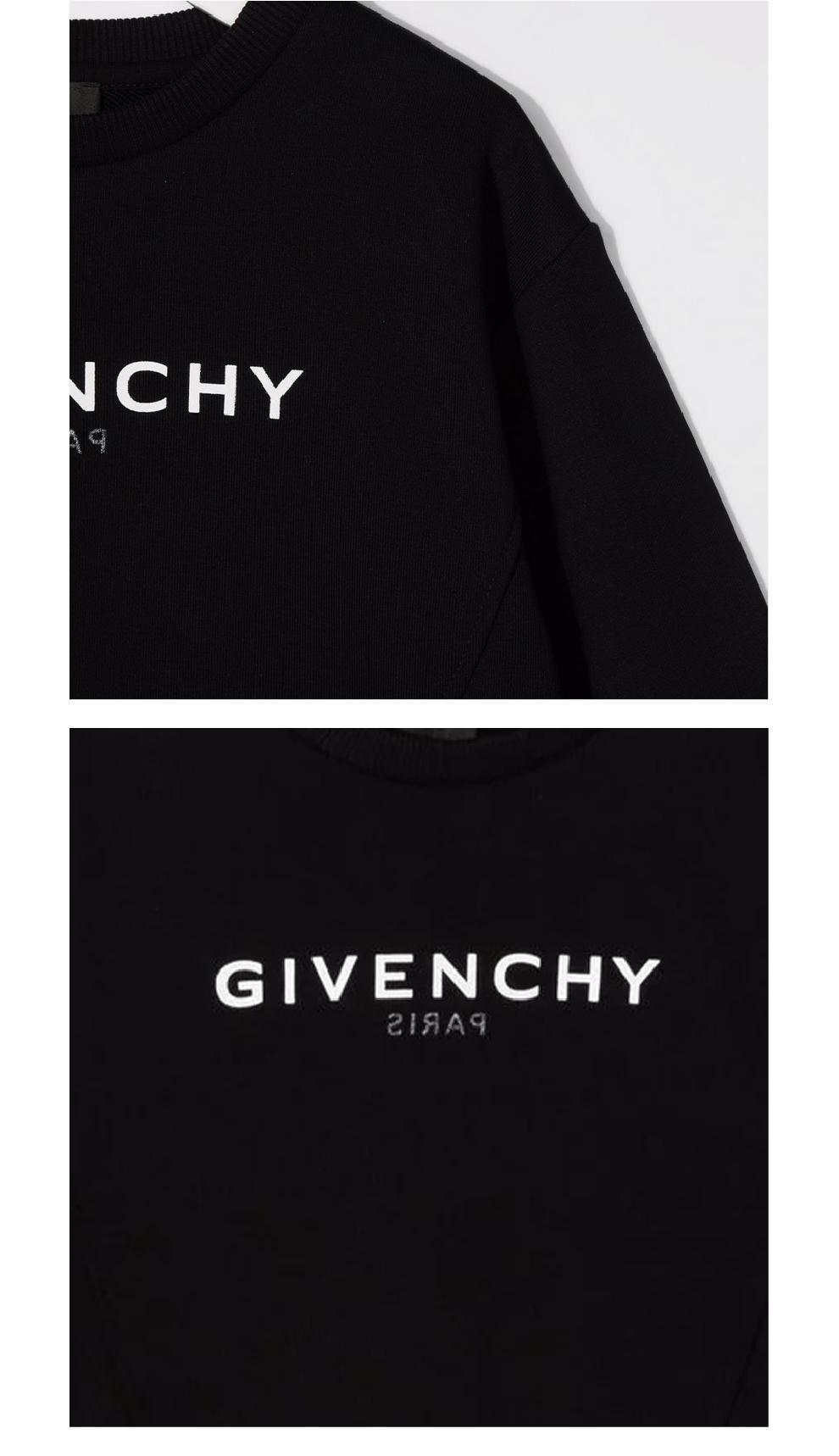 商品Givenchy|大童款 黑色圆领logo印花卫衣【香港仓极速发货】,价格¥1620,第7张图片详细描述