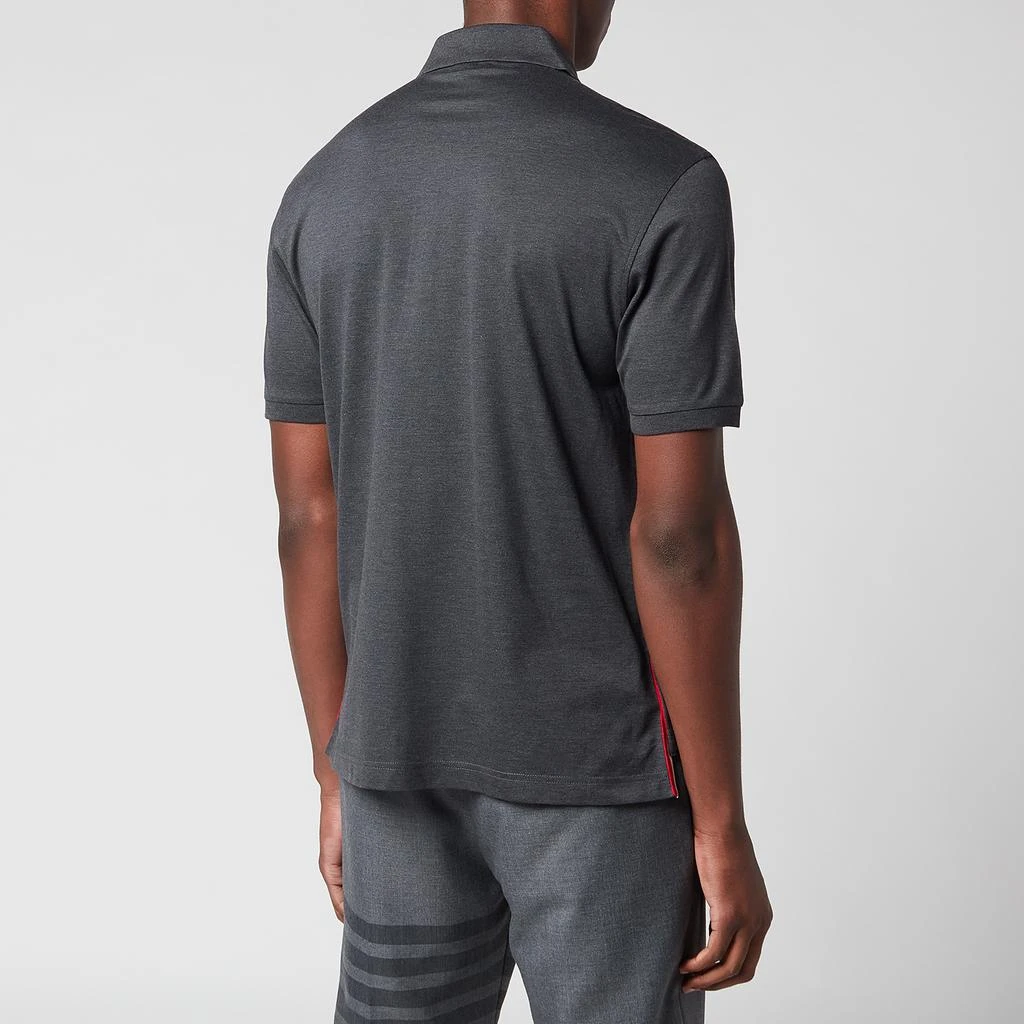 商品Thom Browne|Thom Browne Men's Pocket Polo Shirt - Dark Grey,价格¥2055,第2张图片详细描述