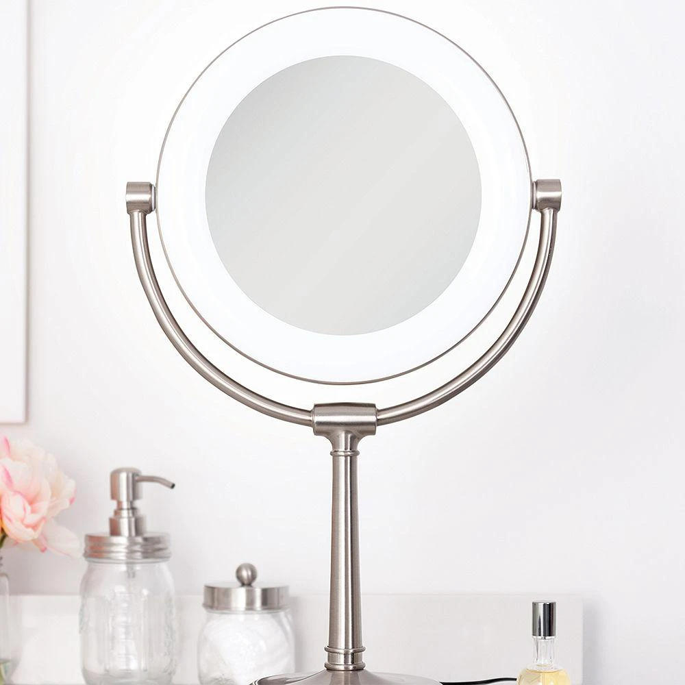Lexington Customizable Sunlight LED Lighted Vanity Mirror, 10X/1X Magnification 商品