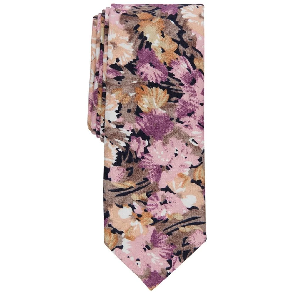 商品Bar III|Men's Hey Floral Skinny Tie, Created for Macy's,价格¥329,第1张图片