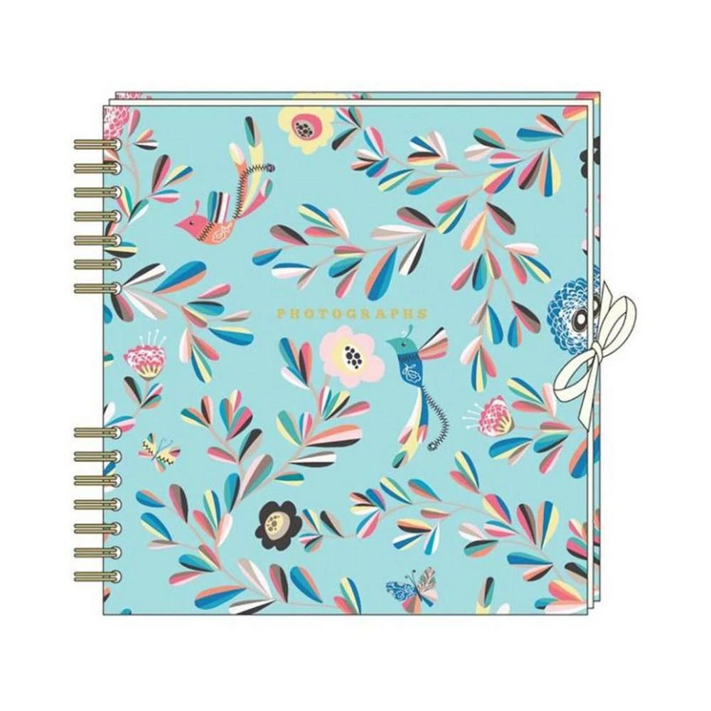 商品Barnes & Noble|Blue Floral Square Photo Album by Notes & Queries,价格¥246,第1张图片