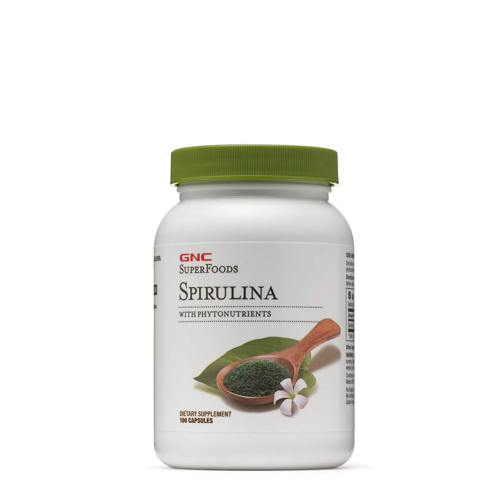 商品GNC|超级食物螺旋藻 100粒,价格¥37,第1张图片
