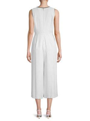 商品Karl Lagerfeld Paris|Striped Cropped Jumpsuit,价格¥237,第2张图片详细描述