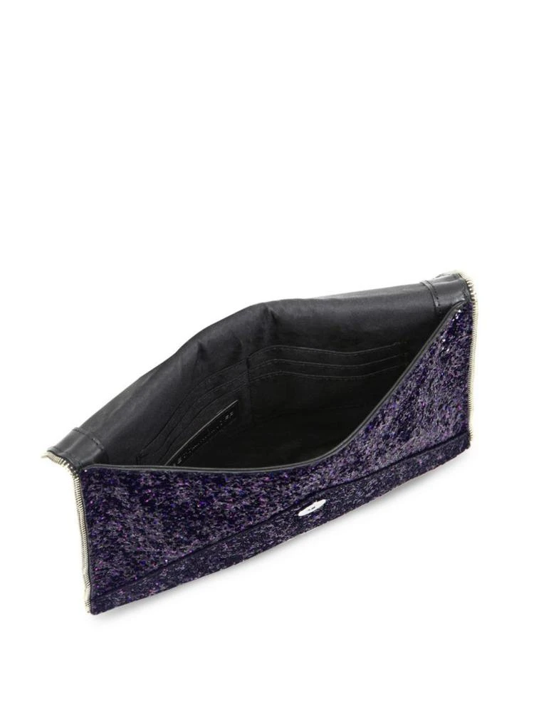 商品Rebecca Minkoff|Rebecca Minkoff - Glitter Leo Leather Clutch,价格¥499,第2张图片详细描述