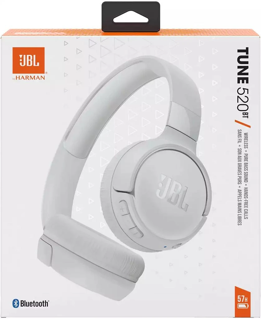 商品JBL|Tune 520BT Bluetooth On Ear Headphones,价格¥262,第4张图片详细描述