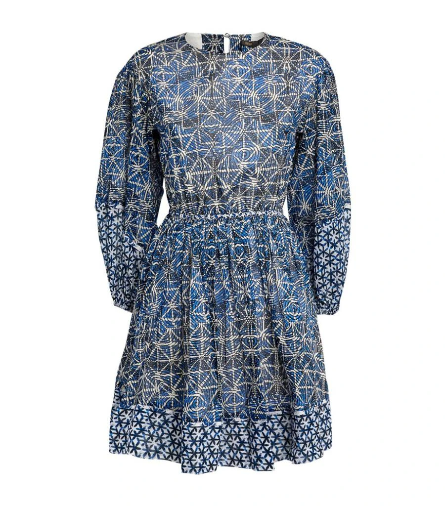 商品Maje|Cotton Multi-Print Mini Dress,价格¥1400,第1张图片