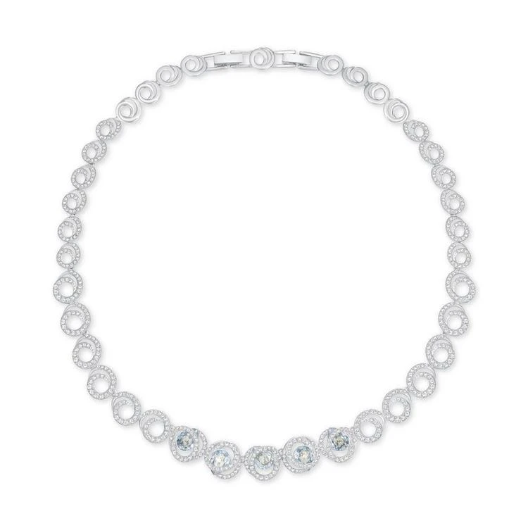 商品Swarovski|Generation Silver-Tone Swirl Crystal Collar Necklace,价格¥2246,第2张图片详细描述