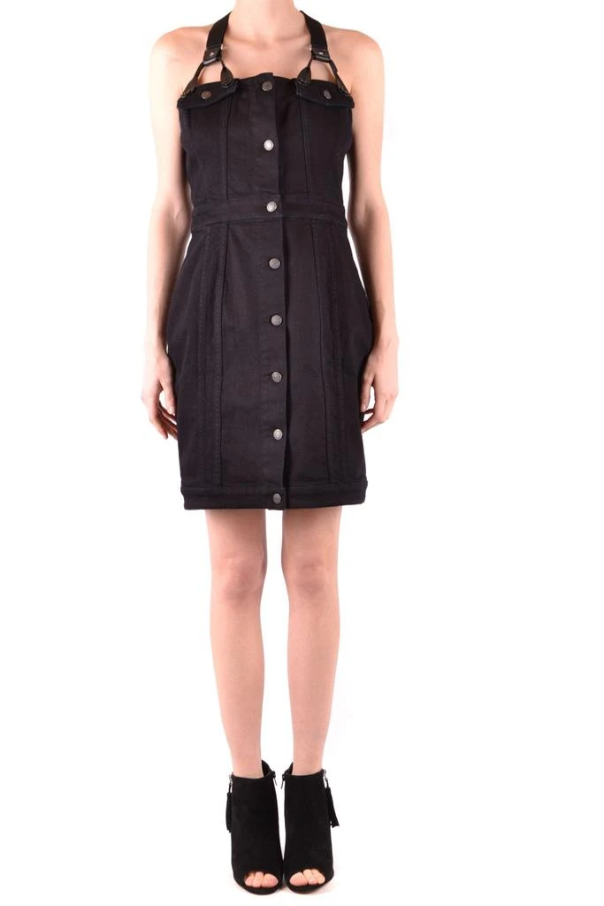 商品Moschino|Moschino Womens Black Other Materials Dress,价格¥4898,第1张图片