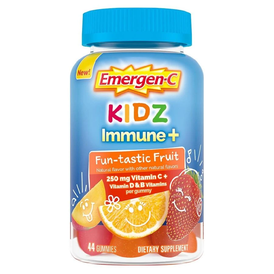 商品Emergen-C|Kids Immune+ Support Supplement Gummies Fun-tastic Fruit,价格¥150,第1张图片详细描述