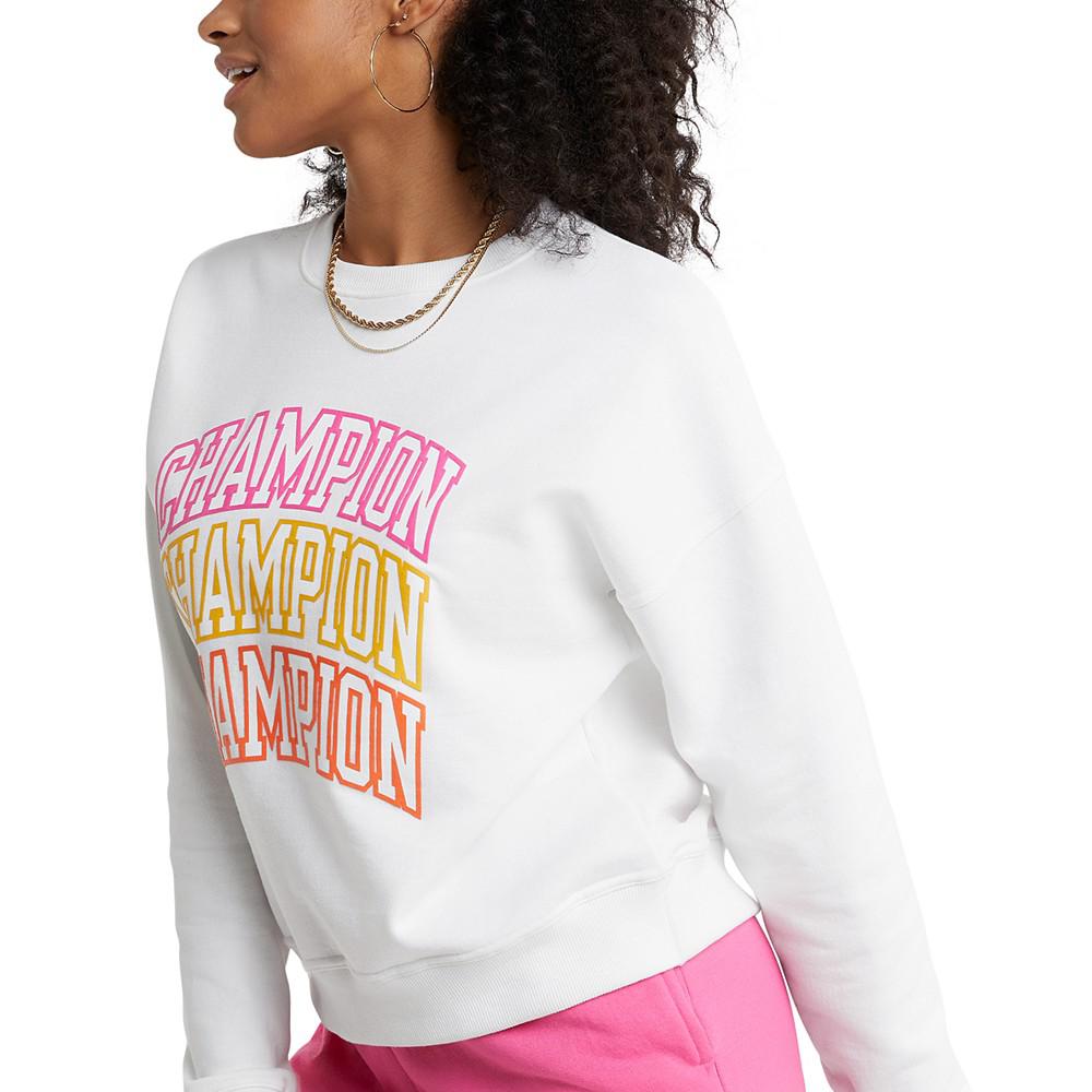 Women's Powerblend Logo Sweatshirt商品第5张图片规格展示