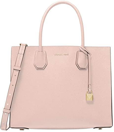 商品Michael Kors|Michael Kors Mercer Large Convertible Soft Pink Leather Tote Bag,价格¥2170,第1张图片