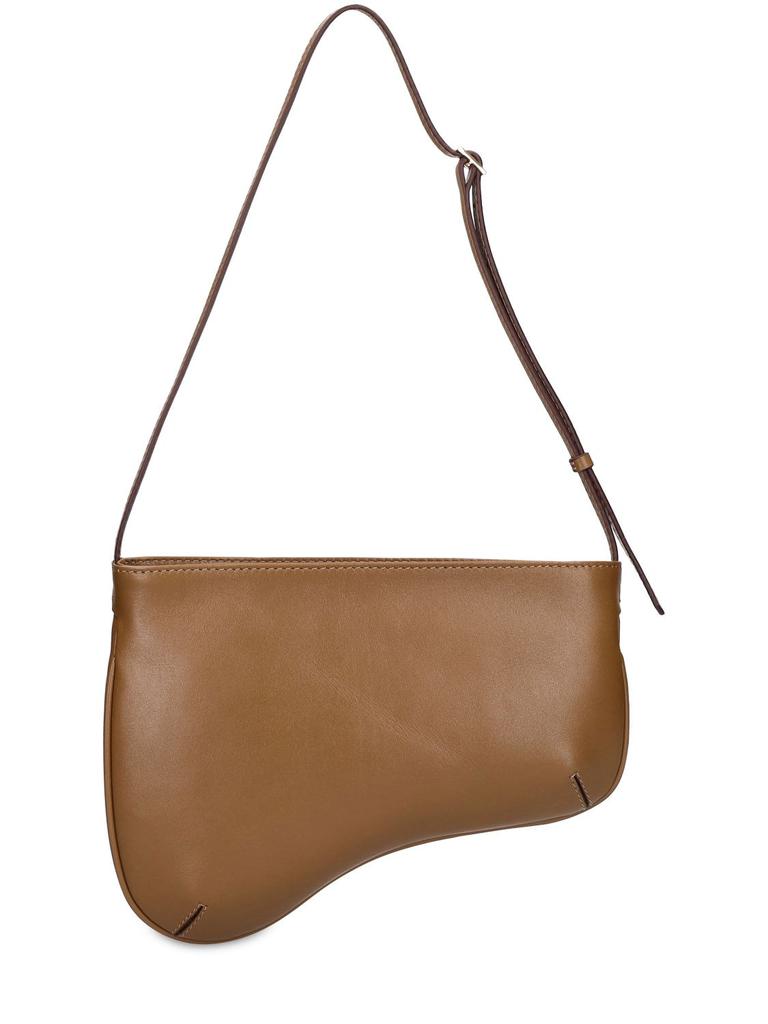 Curve Smooth Leather Shoulder Bag商品第4张图片规格展示