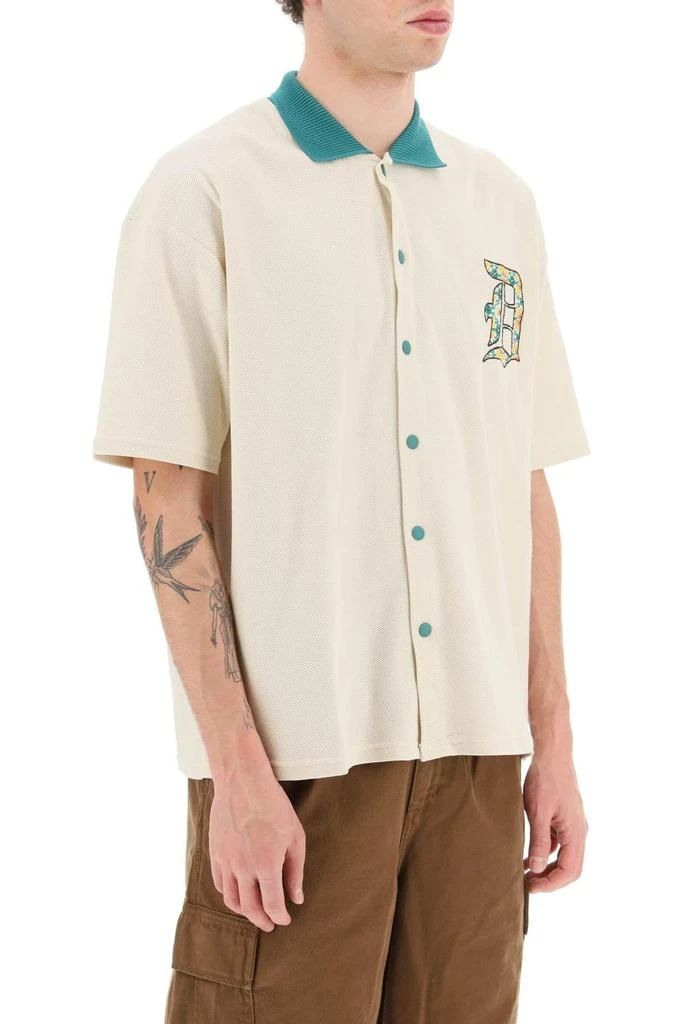 商品DROLE LE MONSIEUR|'LA CHEMISE PIQUÉ' EMBROIDERED LOGO SHIRT,价格¥769,第3张图片详细描述
