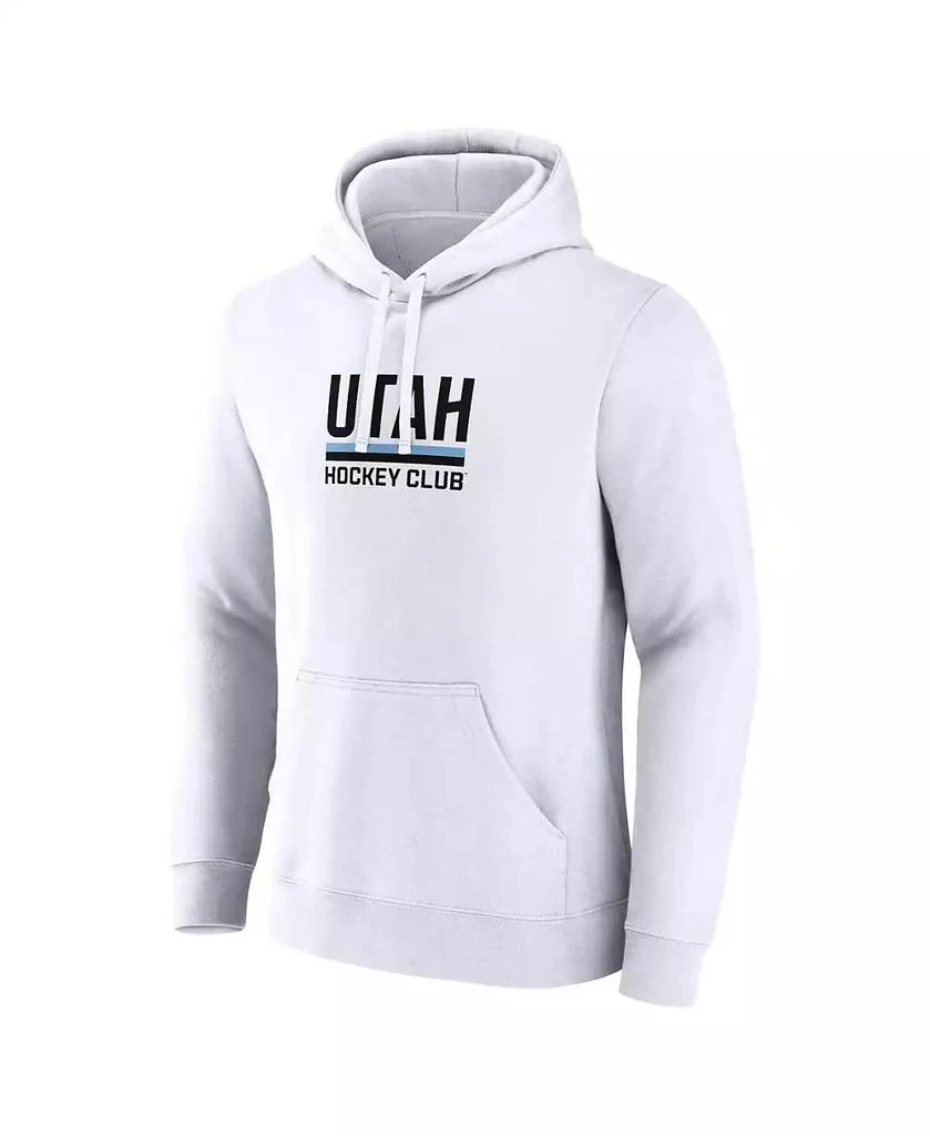商品Fanatics|Men's White Utah Hockey Club Secondary Logo Pullover Hoodie,价格¥386,第2张图片详细描述