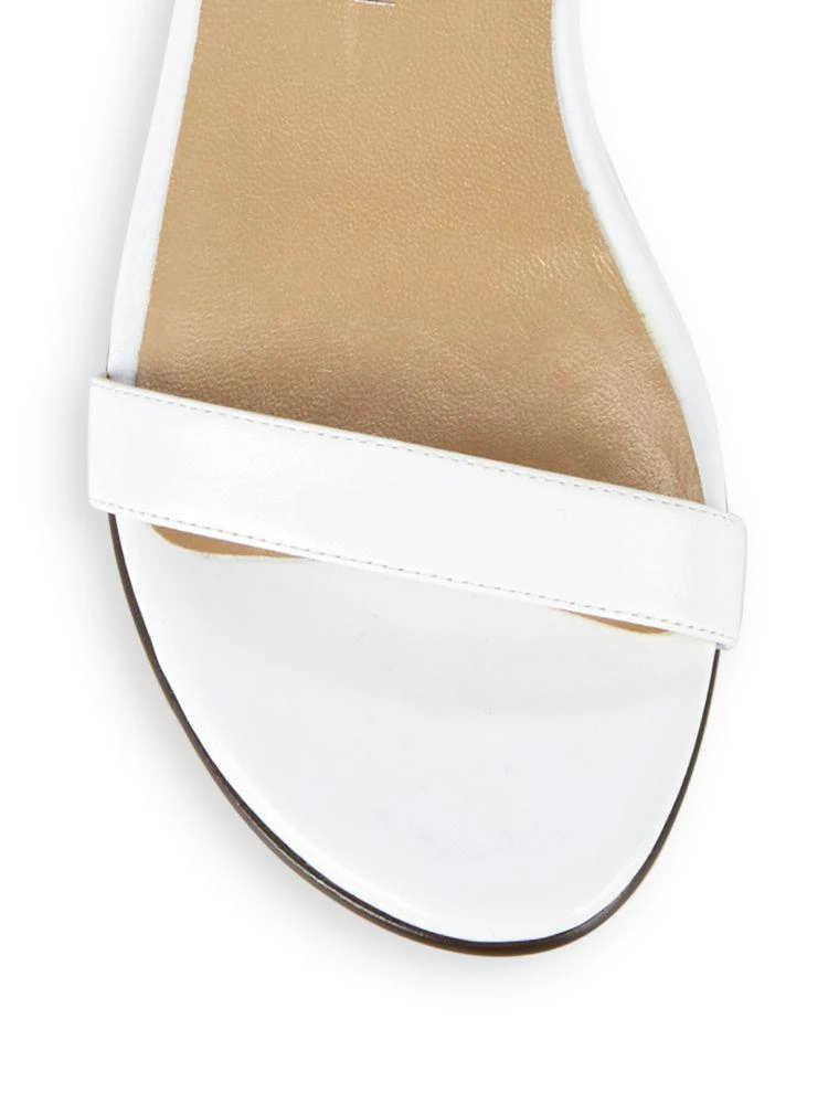 商品Stuart Weitzman|Leather Ankle-Strap Sandals,价格¥789,第3张图片详细描述