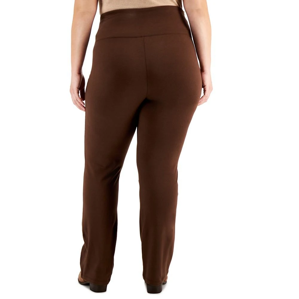 商品Style & Co|Plus Size High Rise Boot Cut Leggings, Created for Macy's,价格¥232,第2张图片详细描述