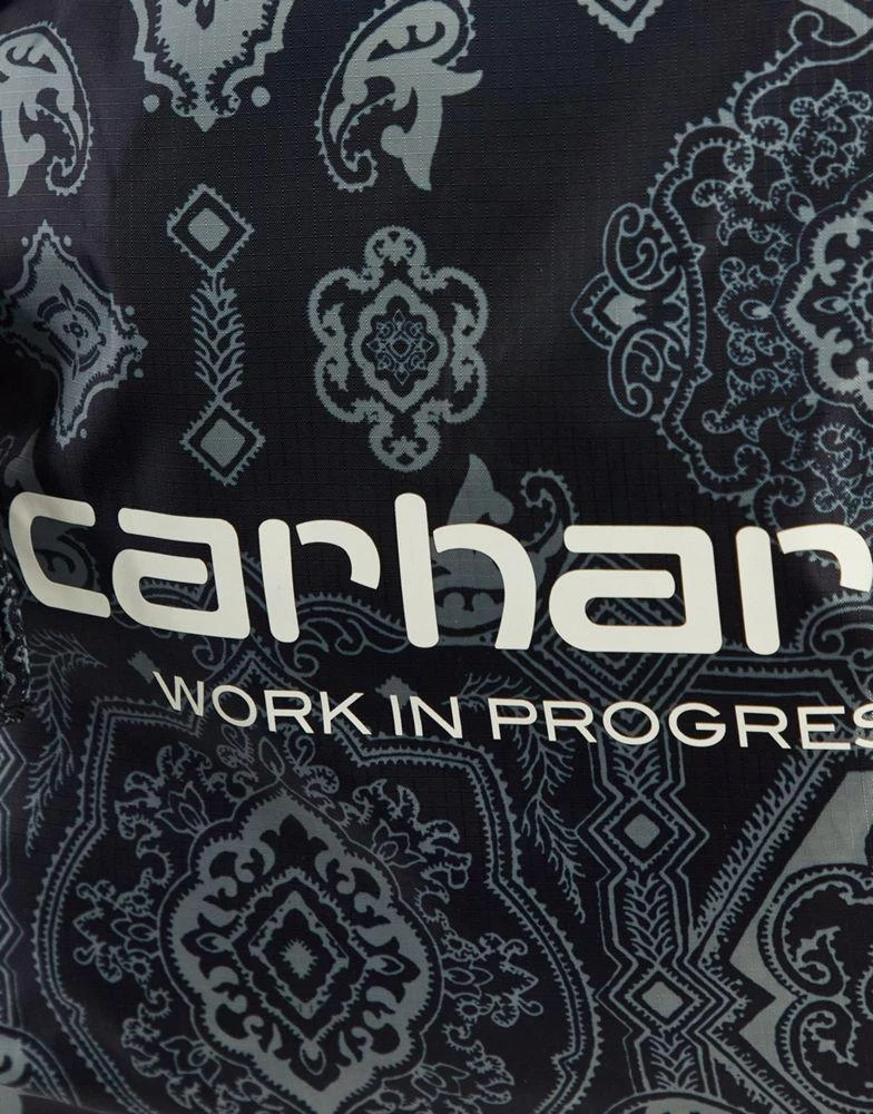商品Carhartt|Carhartt WIP verse paisley print shopper bag in black,价格¥272,第3张图片详细描述
