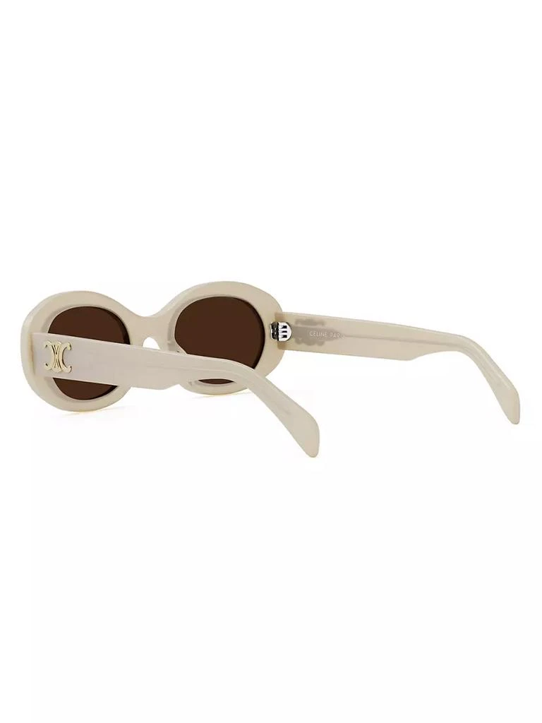 商品Celine|Triomphe 51MM Oval Sunglasses,价格¥3831,第4张图片详细描述