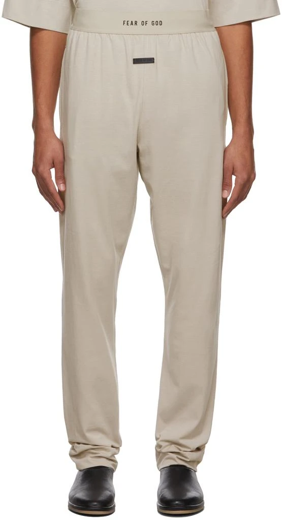 商品Fear of god|Beige Jersey Lounge Pants,价格¥1279,第1张图片