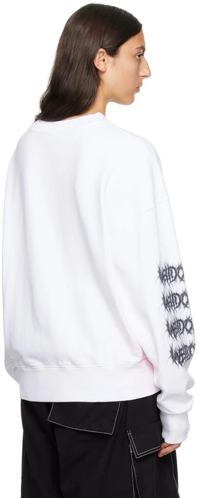 商品We11done|White Printed Sweatshirt,价格¥1231,第3张图片详细描述