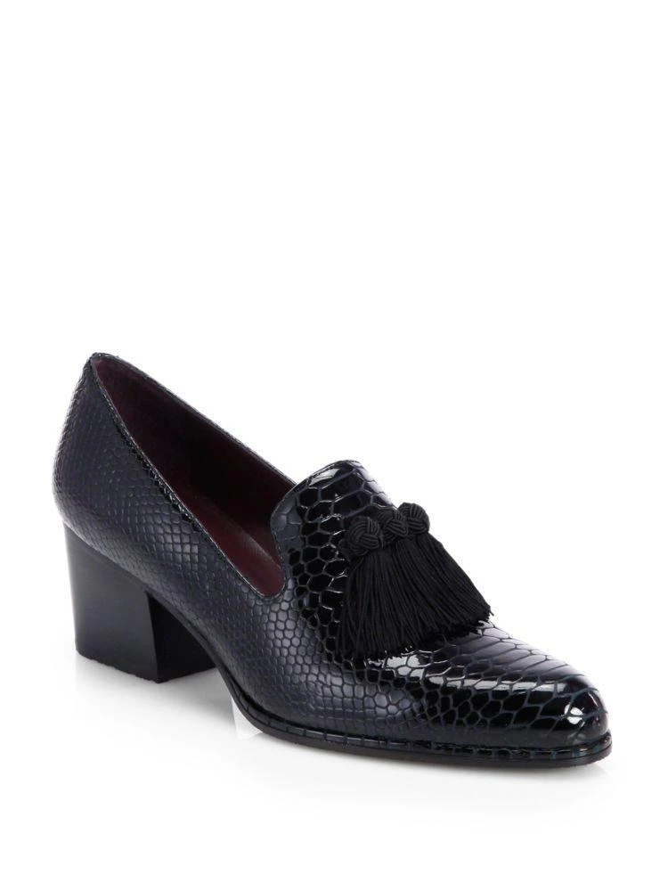 商品Stuart Weitzman|Razmataz Tassel Heeled Loafer,价格¥947,第1张图片