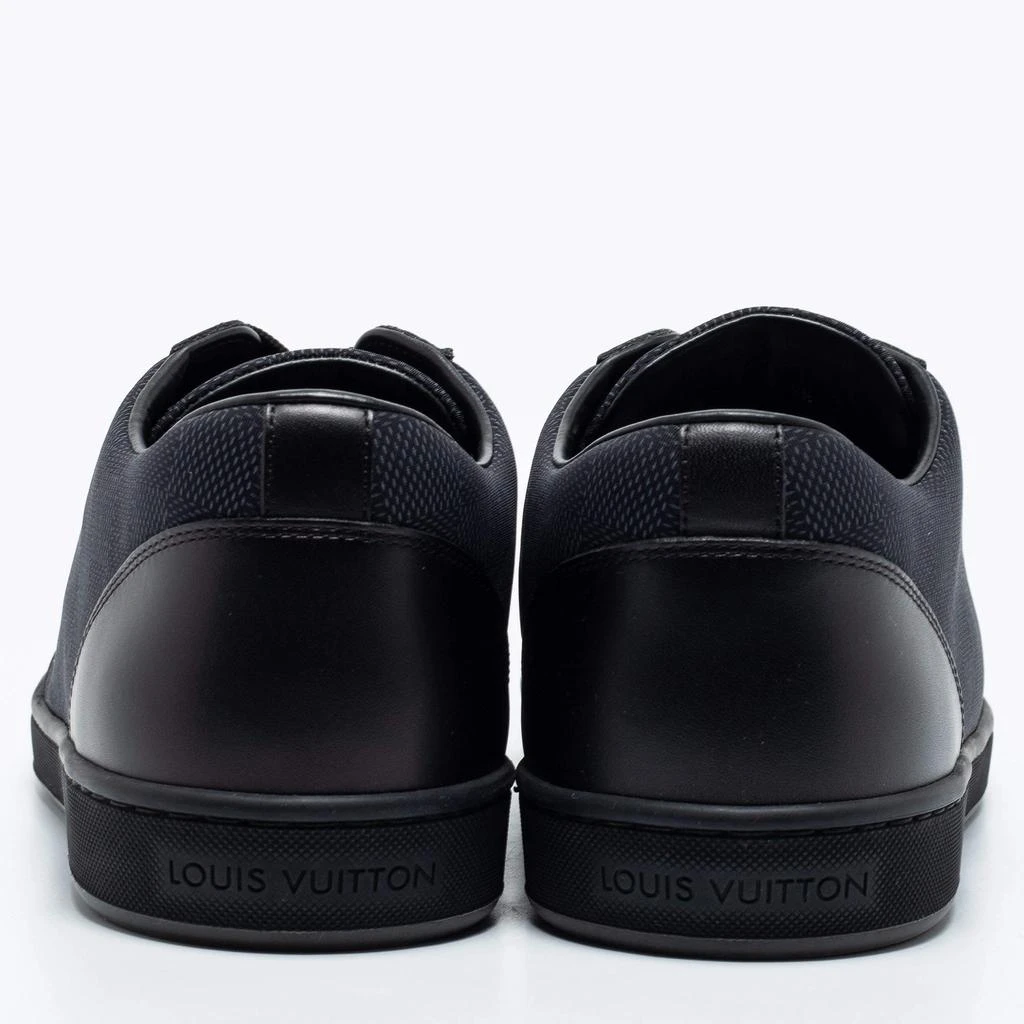 商品[二手商品] Louis Vuitton|Louis Vuitton Black Damier Graphite Canvas and Leather Offshore Sneakers Size 41.5,价格¥4388,第5张图片详细描述