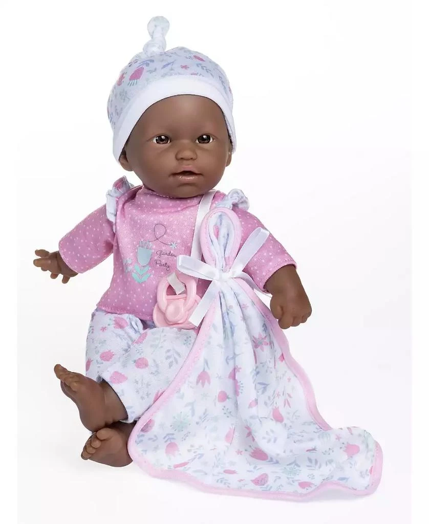 商品JC TOYS|La Baby African American 11" Mini Soft Body Baby Doll with Blanket, Pacifier Set,价格¥112,第1张图片
