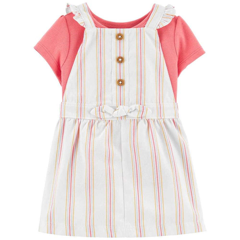 商品Carter's|Baby Girls 2-Piece Tee and Skirtall Set,价格¥42,第1张图片