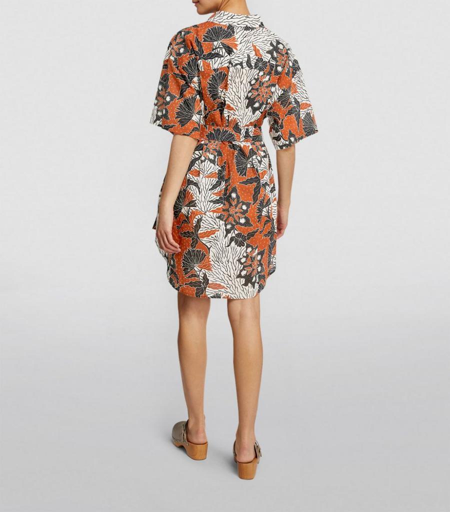 商品Maje|Cotton Printed Midi Dress,价格¥1055,第5张图片详细描述
