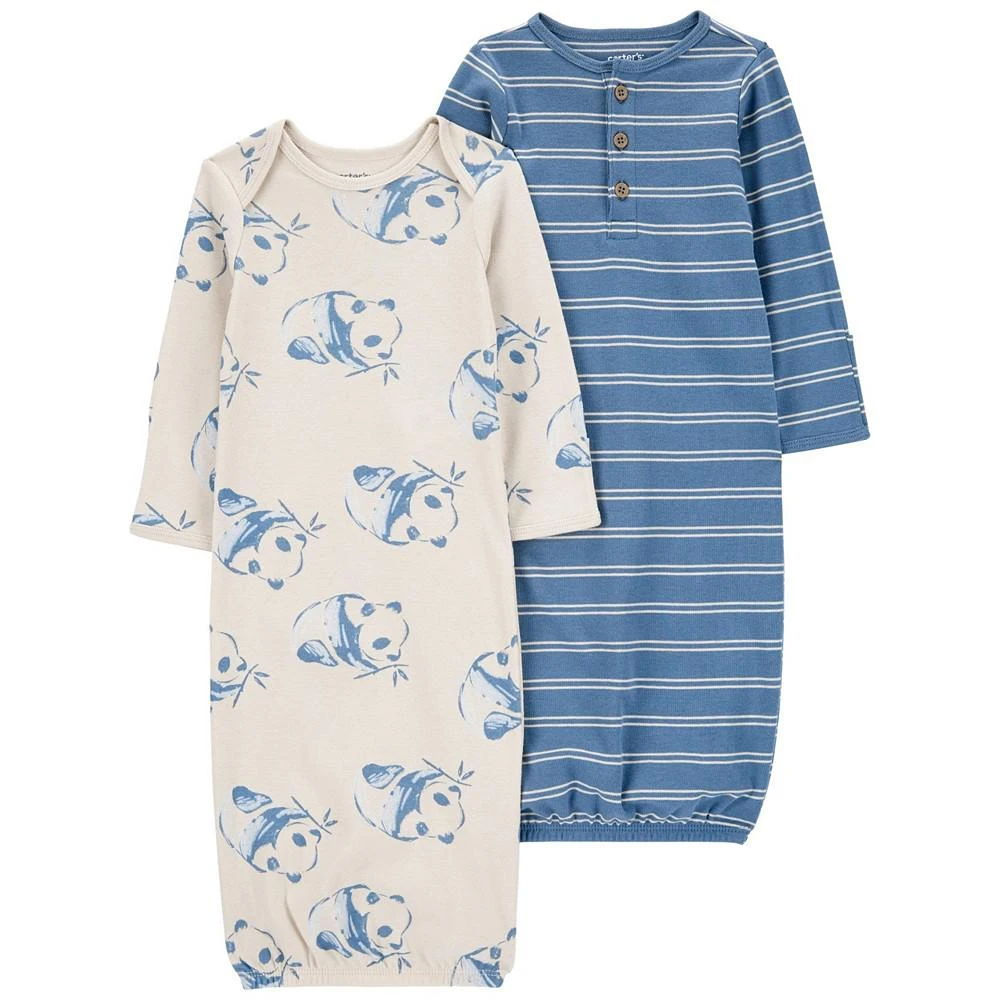 商品Carter's|Baby Boys Sleeper Gowns, Pack of 2,价格¥134,第1张图片