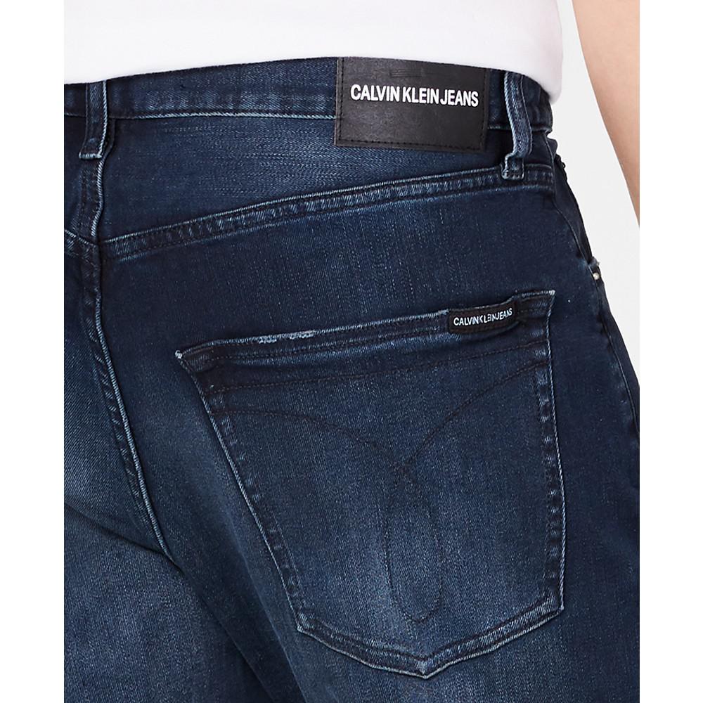 Men's Straight-Fit Stretch Jeans商品第6张图片规格展示