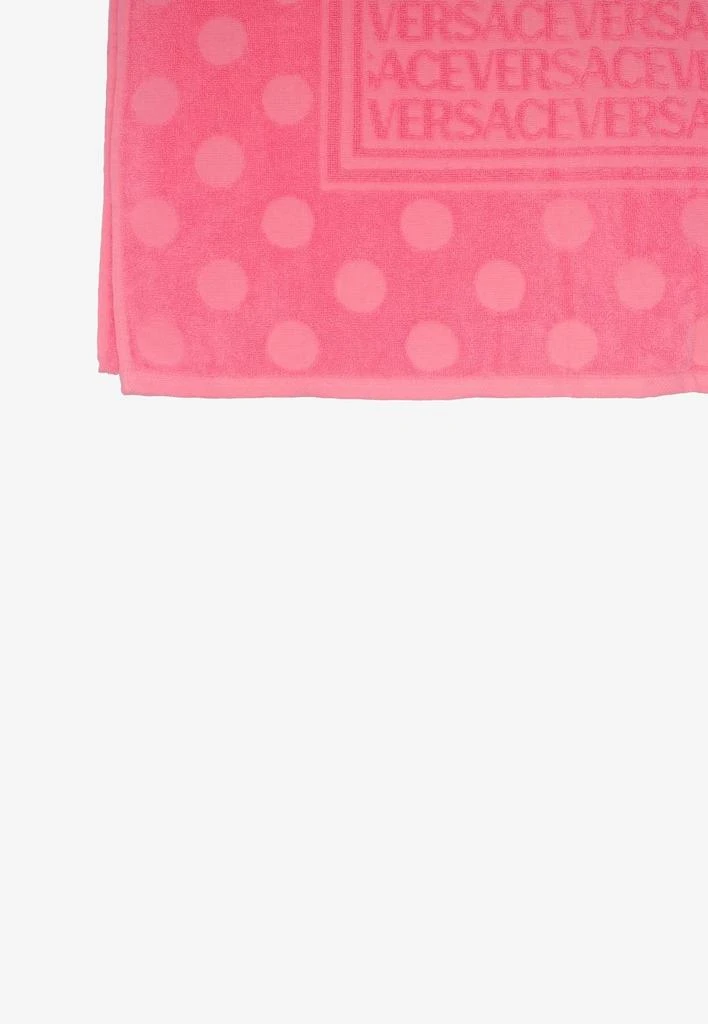 商品Versace|All-over Polka Dot Bath Towel,价格¥3308,第2张图片详细描述