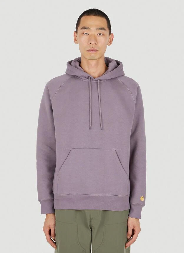 商品Carhartt WIP|Chase Hooded Sweatshirt in Purple,价格¥515,第1张图片