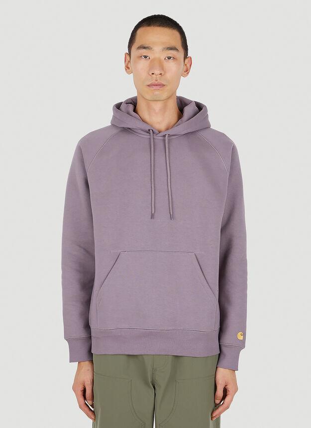 商品Carhartt WIP|Chase Hooded Sweatshirt in Purple,价格¥375,第1张图片