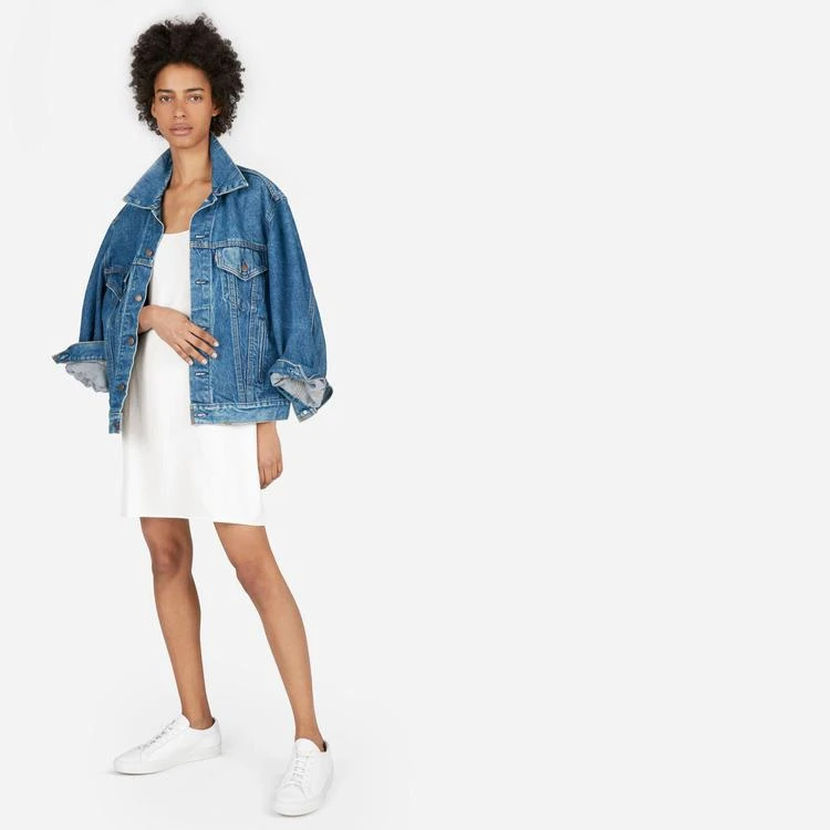 商品Everlane|醋酸绸侧开叉吊带短裙,价格¥310,第3张图片详细描述