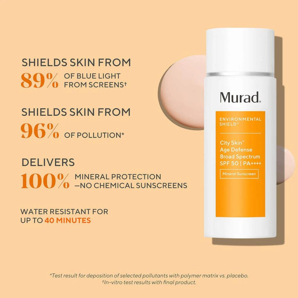 商品Murad|城市肌抗老防晒霜 SPF 50 PA++++,价格¥514,第2张图片详细描述