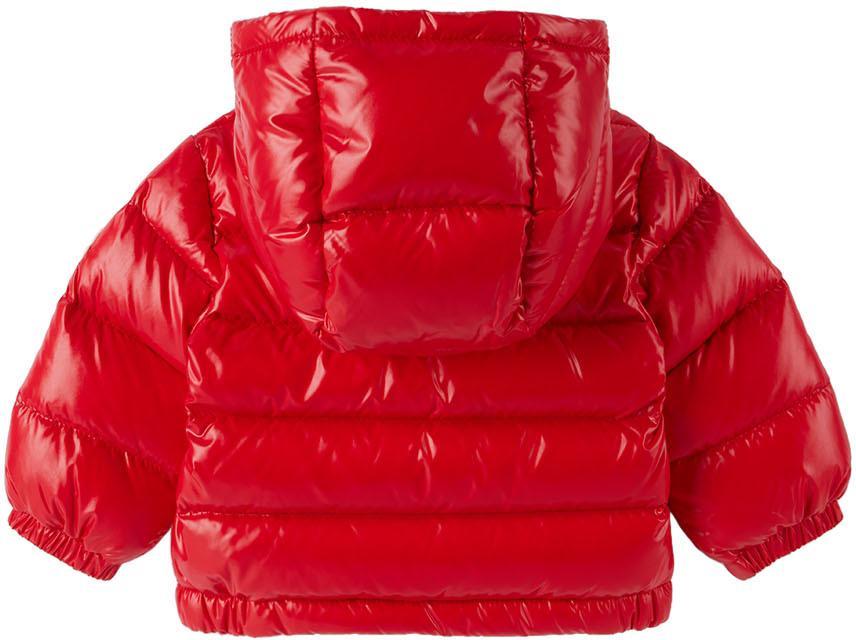 商品Moncler|Baby Red Down New Aubert Jacket,价格¥3890,第4张图片详细描述
