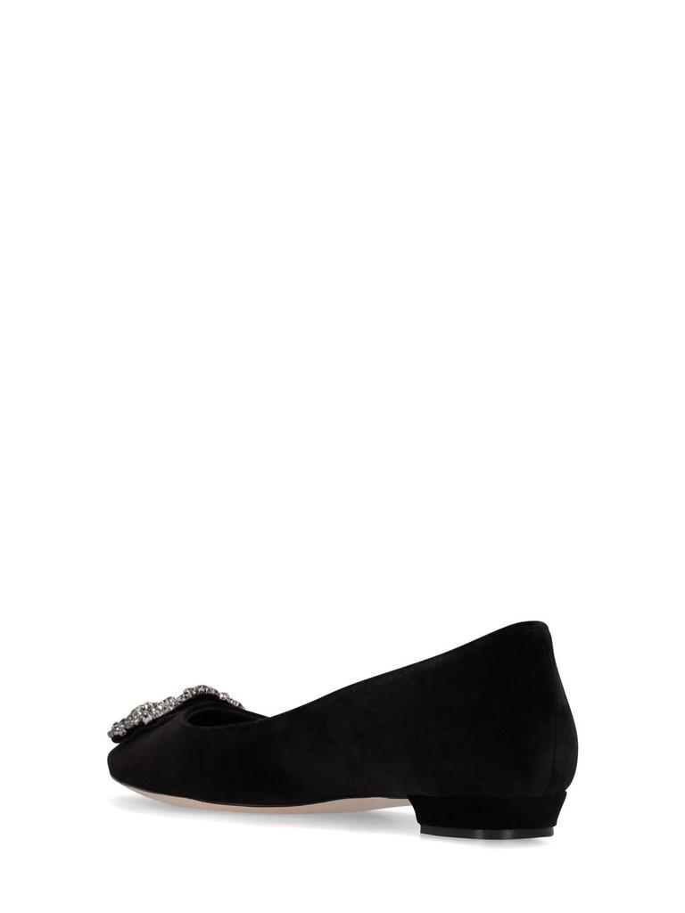 商品Manolo Blahnik|10mm Hangisi Fmc Velvet Flats,价格¥8216,第5张图片详细描述