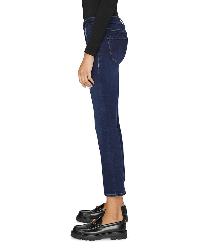 Le Cropped Mini High Rise Bootcut Jeans in Porter商品第3张图片规格展示