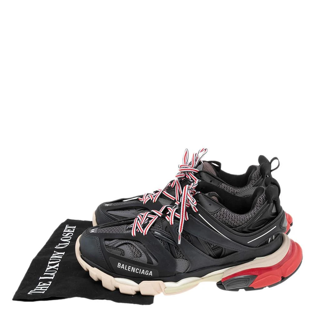 Balenciaga Black Leather And Mesh Track Sneakers Size 41 商品